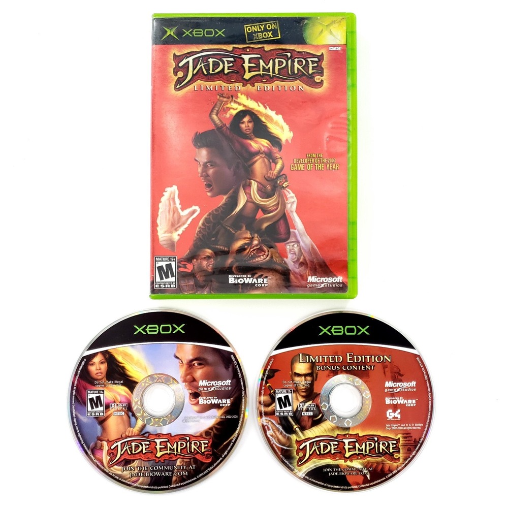 Jade Empire: Limited Edition (Microsoft Xbox, 2005) No Manual Tested & Works